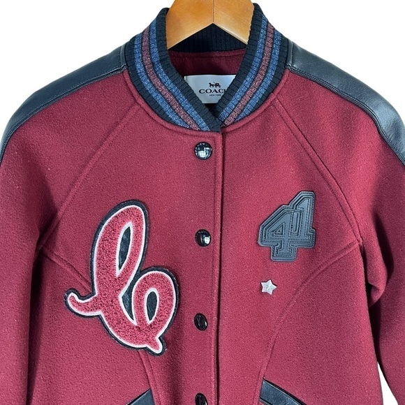 COACH 1941 NEW YORK *Rare* Boyfriend Varsity Bomber Jacket F24192 - Picture 4 of 16
